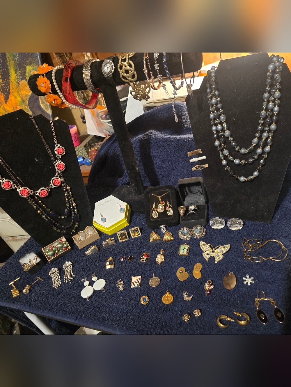 HUGE ESTATE Jewelry Sale Roman, Sarah Cov, Lia Sophia, Swank, 925, Monet, Japan+